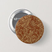 William Morris Arcadia Bloementuin Bloem Classi Ronde Button 5,7 Cm (Voorkant /achterkant)