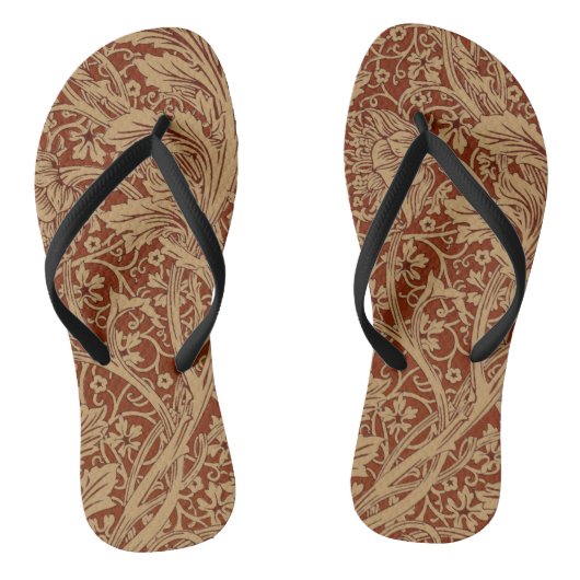 William Morris Arcadia Bloementuin Bloem Classi Teenslippers (Voetbed)