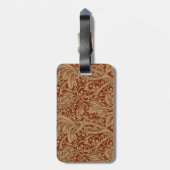 William Morris Arcadia bloementuin klassieker Bagagelabel (Achterkant verticaal)