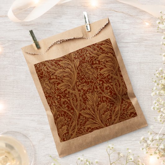 William Morris Arcadia bloementuin klassieker Bedankzakje (Geknipt)