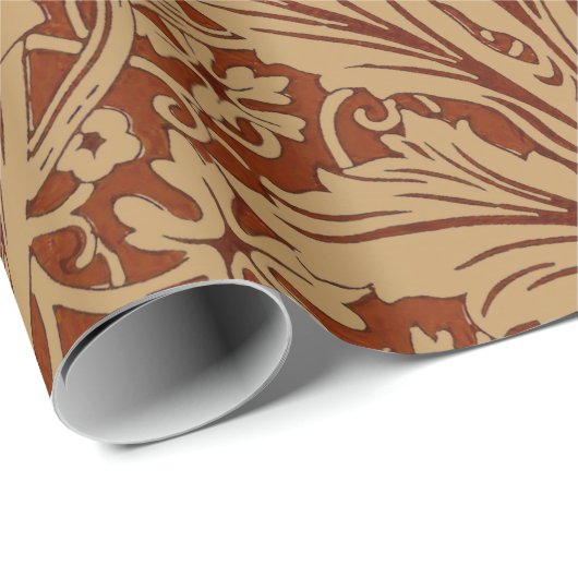 William Morris Arcadia bloementuin klassieker Cadeaupapier (Rol Hoek)