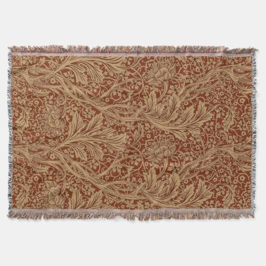 William Morris Arcadia bloementuin klassieker Deken (Voorkant)