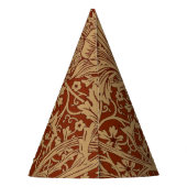 William Morris Arcadia bloementuin klassieker Feesthoedjes (Achterkant)