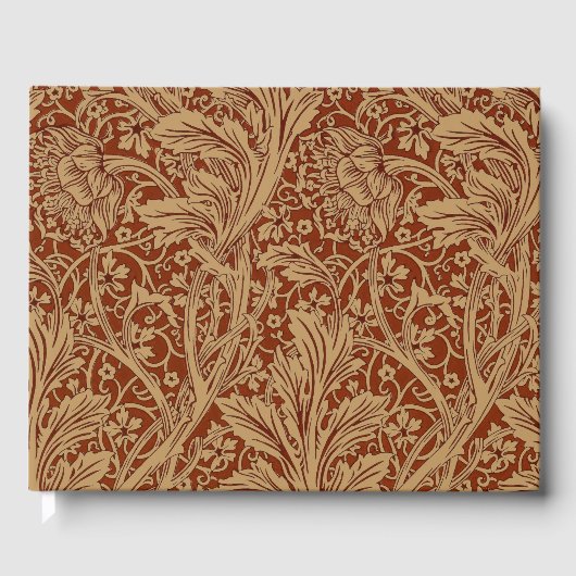 William Morris Arcadia bloementuin klassieker Gastenboek (Voorkant)