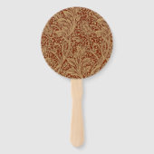 William Morris Arcadia bloementuin klassieker Handwaaier (Achterkant)