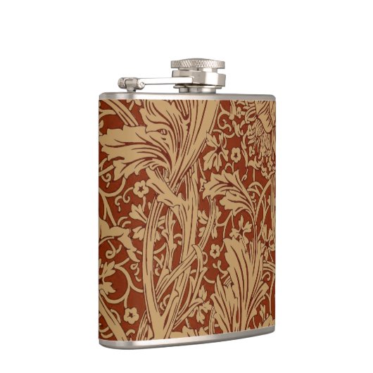 William Morris Arcadia bloementuin klassieker Heupfles (Rechts)