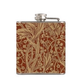 William Morris Arcadia bloementuin klassieker Heupfles (Achterkant)