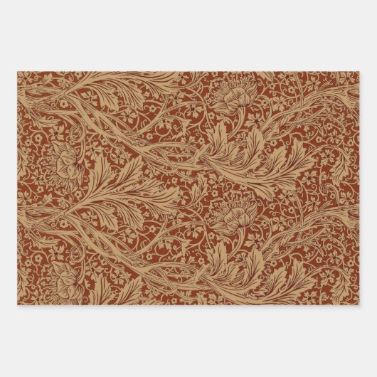 William Morris Arcadia bloementuin klassieker Inpakpapier Vel (Voorkant 2)