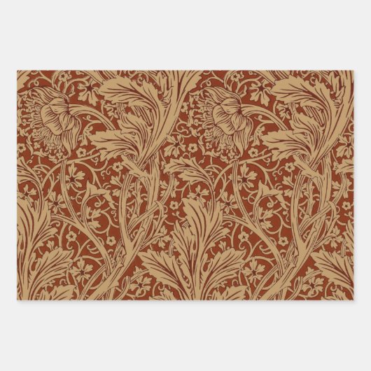 William Morris Arcadia bloementuin klassieker Inpakpapier Vel (Voorkant)