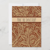 William Morris Arcadia bloementuin klassieker Kaart (Voorkant)