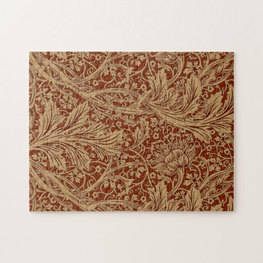 William Morris Arcadia bloementuin klassieker Legpuzzel (Horizontaal)