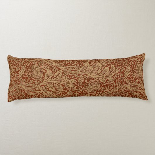 William Morris Arcadia bloementuin klassieker Lichaamskussen (Achterkant)