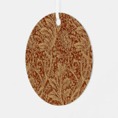 William Morris Arcadia bloementuin klassieker Metalen Ornament (Voorkant links)