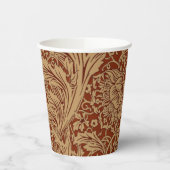 William Morris Arcadia bloementuin klassieker Papieren Bekers (Links)