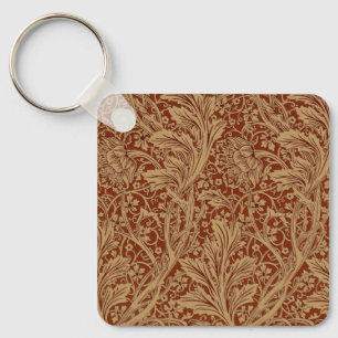 William Morris Arcadia bloementuin klassieker Sleutelhanger