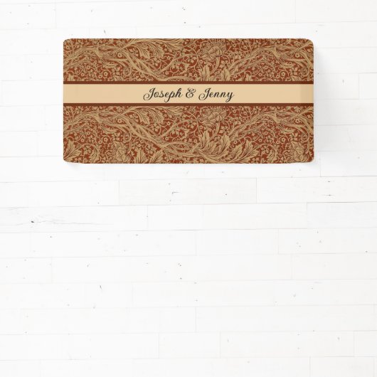 William Morris Arcadia bloementuin klassieker Spandoek (Insitu)