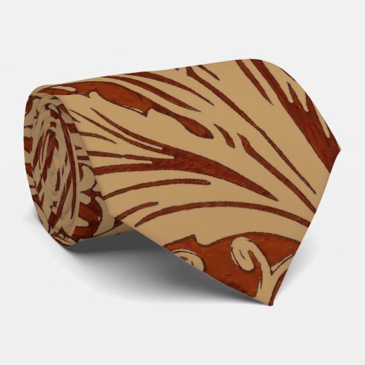 William Morris Arcadia bloementuin klassieker Stropdas (Opgerold)