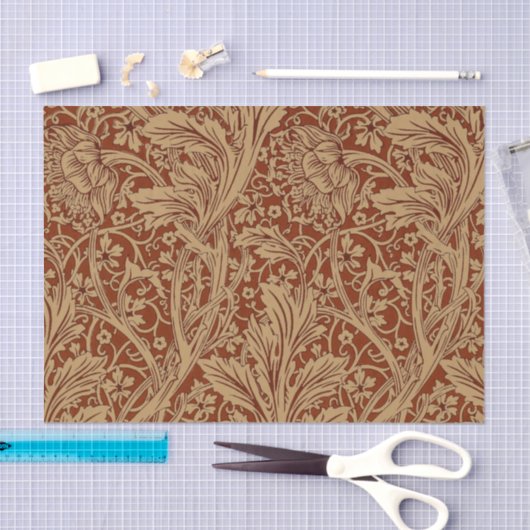 William Morris Arcadia bloementuin klassieker Tissuepapier (Craft)
