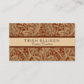 William Morris Arcadia bloementuin klassieker Visitekaartje (Voorkant)