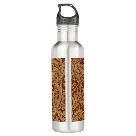 William Morris Arcadia bloementuin klassieker Waterfles (Achterkant)