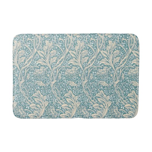 William Morris Arcadia Floral Pattern Classic Badmat (Voorkant)