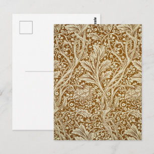 William Morris Arcadia Floral Pattern Classic Briefkaart