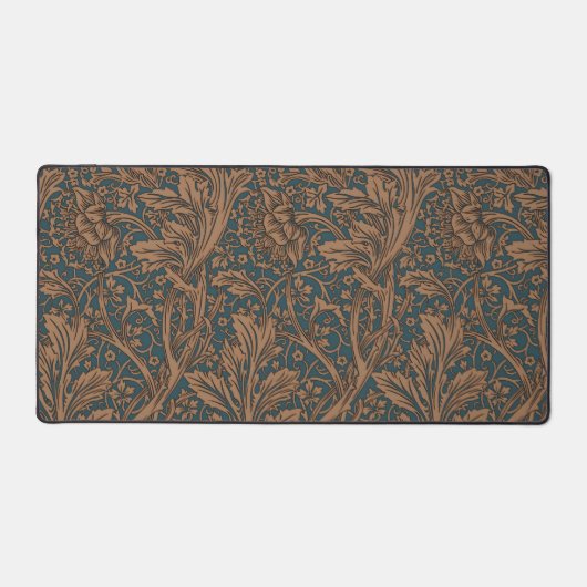 William Morris Arcadia Floral Pattern Classic Bureaumat (Voorkant)