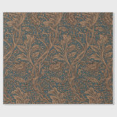 William Morris Arcadia Floral Pattern Classic Cadeaupapier (Vlak)