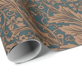 William Morris Arcadia Floral Pattern Classic Cadeaupapier (Rol Hoek)