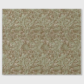 William Morris Arcadia Floral Pattern Classic Cadeaupapier (Vlak)
