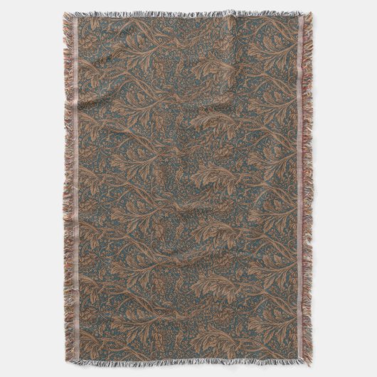 William Morris Arcadia Floral Pattern Classic Deken (Voorkant Verticaal)