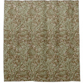 William Morris Arcadia Floral Pattern Classic Douchegordijn (Voorkant)