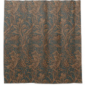 William Morris Arcadia Floral Pattern Classic Douchegordijn (Voorkant)