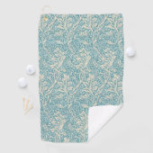 William Morris Arcadia Floral Pattern Classic Golfhanddoek (Insitu)