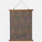William Morris Arcadia Floral Pattern Classic Hangend Wandkleed (Voorkant)