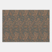 William Morris Arcadia Floral Pattern Classic Inpakpapier Vel (Voorkant)