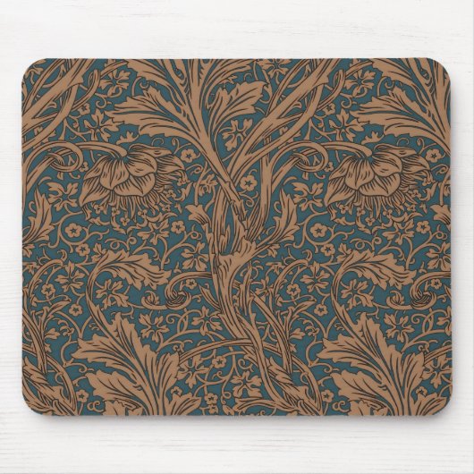 William Morris Arcadia Floral Pattern Classic Muismat (Voorkant)