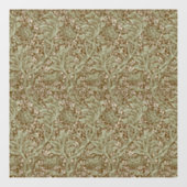 William Morris Arcadia Floral Pattern Classic Raamsticker (Vel)