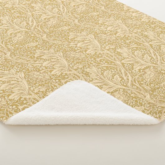 William Morris Arcadia Floral Pattern Classic Sherpa Deken (3/4)