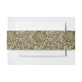 William Morris Arcadia Floral Pattern Classic Uitnodigingen Wikkel (Voorkant Voorbeeld)