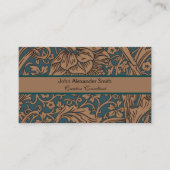 William Morris Arcadia Floral Pattern Classic Visitekaartje (Voorkant)