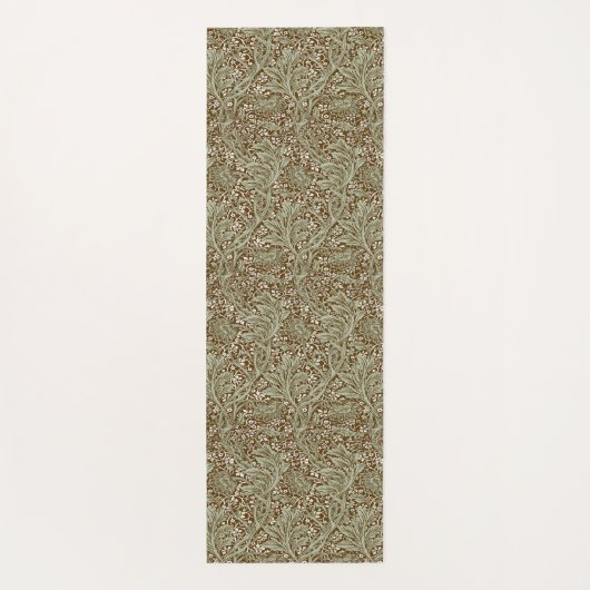 William Morris Arcadia Floral Pattern Classic Yogamat (Achterkant)