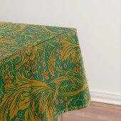 William Morris Arcadia Floral Pattern Green Golden Tafelkleed (Voorbeeld)