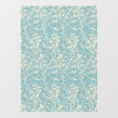 William Morris Arcadia Floral Pattern Raamsticker (Vel)