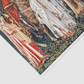 William Morris Arming & Departure of the Knachten Tissuepapier (Detail)