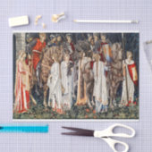 William Morris Arming & Departure of the Knachten Tissuepapier (Craft)