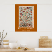 William Morris Art Acanthus Portière Poster (Keuken)