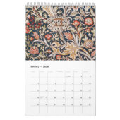 William Morris Art Design Floral Kalender (Jan 2026)