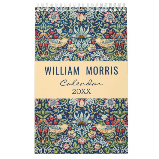 William Morris Art Design Floral Kalender (Hoes)