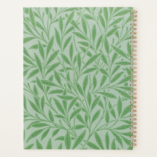 William Morris art design planner (Achterkant)